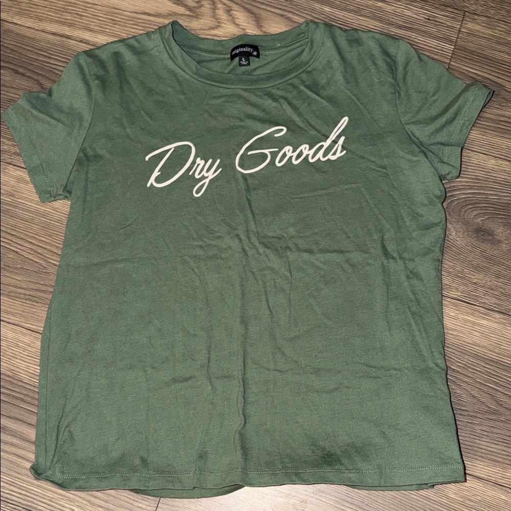 Dry Goods Olive Green Short Sleeve Tee